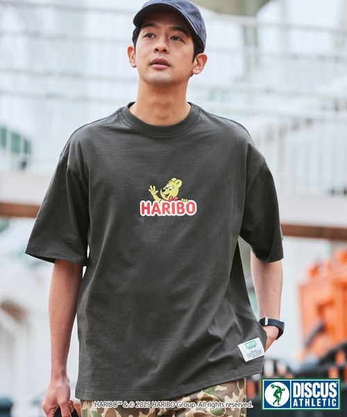 DISCUS ATHLETIC（ディスカス　アスレチック）の「【DISCUS ATHLETIC×HARIBO】コラボ グラフィックプリント半袖Tシャツ ディスカス アスレチック×ハリボー（Tシャツ/カットソー・レディース・ホワイト系2/ホワイト系1/ホワイト系/ブラック系1/ホワイト/ブラック系2/ブラック系/スミクロ・L/M）」の9枚目の写真