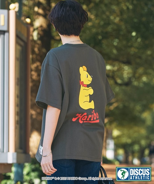 DISCUS ATHLETIC（ディスカス　アスレチック）の「【DISCUS ATHLETIC×HARIBO】コラボ グラフィックプリント半袖Tシャツ ディスカス アスレチック×ハリボー（Tシャツ/カットソー・レディース・ホワイト系2/ホワイト系1/ホワイト系/ブラック系1/ホワイト/ブラック系2/ブラック系/スミクロ・L/M）」の15枚目の写真