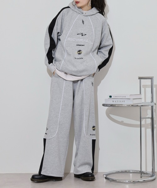 RE730(アールイーセブンサーティー)の「Piping pullover hoodie / パイピングプルオーバーパーカー unisex(パーカー・メンズ・ネイビー/グレー/ブラック・XL/L/M)」の21枚目の写真