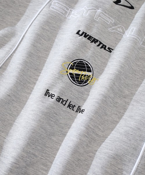RE730(アールイーセブンサーティー)の「Piping pullover hoodie / パイピングプルオーバーパーカー unisex(パーカー・メンズ・ネイビー/グレー/ブラック・XL/L/M)」の10枚目の写真