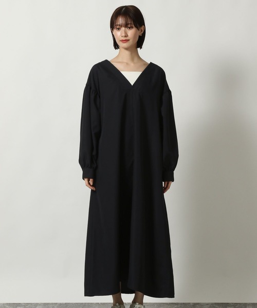 LAKOLE（ラコレ）の「袖ボリューム長袖ワンピース / 322153（ワンピース・レディース・ベージュ/ブルーグレー/ブラック・FREE）」の15枚目の写真