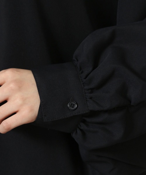 LAKOLE（ラコレ）の「袖ボリューム長袖ワンピース / 322153（ワンピース・レディース・ベージュ/ブルーグレー/ブラック・FREE）」の9枚目の写真