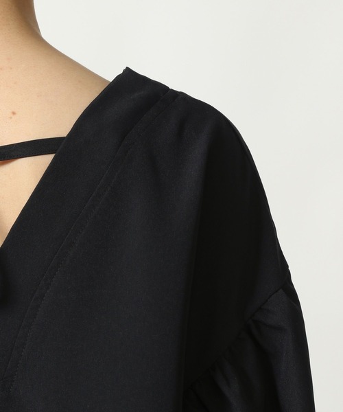 LAKOLE（ラコレ）の「袖ボリューム長袖ワンピース / 322153（ワンピース・レディース・ベージュ/ブルーグレー/ブラック・FREE）」の13枚目の写真