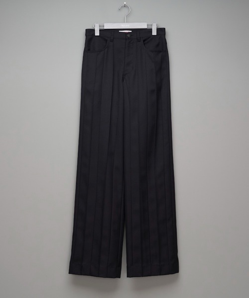 MASU（エムエーエスユー）の「【MASU/エムエーエスユー】PLEATED PANTS（スラックス・メンズ・グレー/ブラック・44/46）」の2枚目の写真