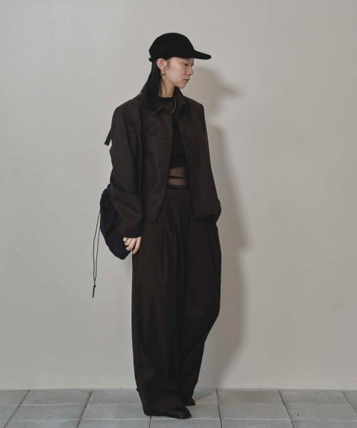 トップス TODAYFUL Asymmetry Mesh Tops BLK TODAYFUL(トゥデイフル) / Life's online store（ライフズ