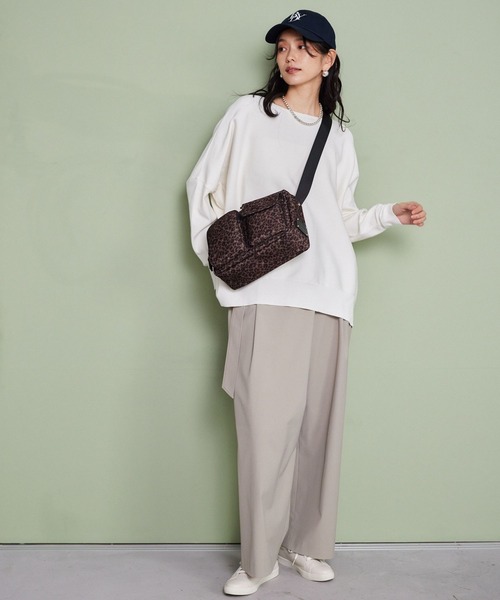 BARNYARDSTORM（バンヤードストーム）の「BARNYARDSTORM / キレイめスクエアショルダー【WEB限定】（ショルダーバッグ・レディース・レオパード/ブラック・FREE）」の8枚目の写真