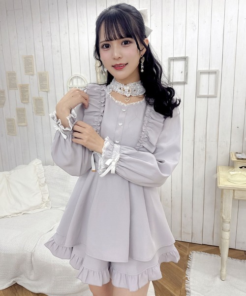 ROJITA ハートバックルチョーカー セール】ハートバックルチョーカーテレコトップス（Tシャツ