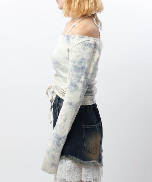SPIRALGIRL(スパイラルガール)の「ビット付きギャザートップス(Tシャツ/カットソー・レディース・イエロー系/ピンク系/ホワイト系・FREE)」の22枚目の写真