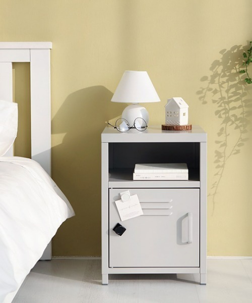 iellio（イエリオ）の「＜MARKET B＞スチールロッカーキャビネット 収納ラック（家具・レディース・イエロー/ブラック/ライトグレー/ホワイト・F）」の3枚目の写真