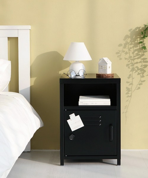 iellio（イエリオ）の「＜MARKET B＞スチールロッカーキャビネット 収納ラック（家具・レディース・イエロー/ブラック/ライトグレー/ホワイト・F）」の2枚目の写真