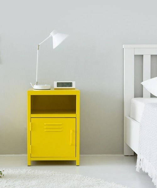 iellio（イエリオ）の「＜MARKET B＞スチールロッカーキャビネット 収納ラック（家具・レディース・イエロー/ブラック/ライトグレー/ホワイト・F）」の6枚目の写真