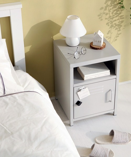 iellio（イエリオ）の「＜MARKET B＞スチールロッカーキャビネット 収納ラック（家具・レディース・イエロー/ブラック/ライトグレー/ホワイト・F）」の7枚目の写真