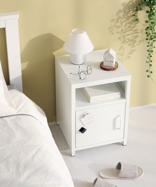 iellio（イエリオ）の「＜MARKET B＞スチールロッカーキャビネット 収納ラック（家具・レディース・イエロー/ブラック/ライトグレー/ホワイト・F）」の9枚目の写真