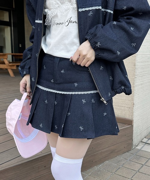 apres jour(アプレジュール)の「【セットアップ可能】柄アソートミニスカート(スカート・レディース・ホワイト系その他2/ブラック系その他/ブルー/インディゴブルー・フリー/X-LARGE)」の3枚目の写真