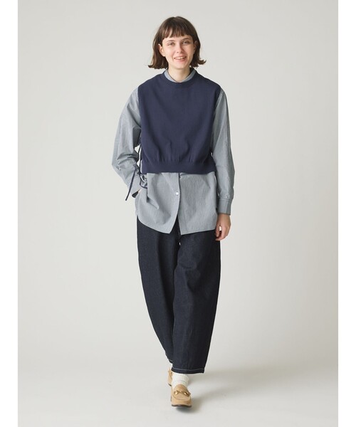 新品　Midi Umi ミディウミ 　サイドリボンニットベスト MidiUmi サイドリボンショートベスト｜ MARcourt ONLINE STORE