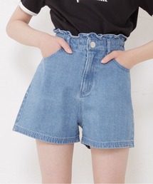 PINKHUNT ピンクハント ハートプリント デニムショートパンツ 0533K