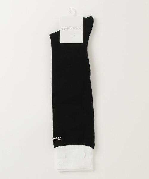 TaylorMade（テーラーメイド）の「テーラーメイド  W ハイソックス（ソックス/靴下・レディース・ホワイト/ベージュ/ブラック・22-24）」の2枚目の写真