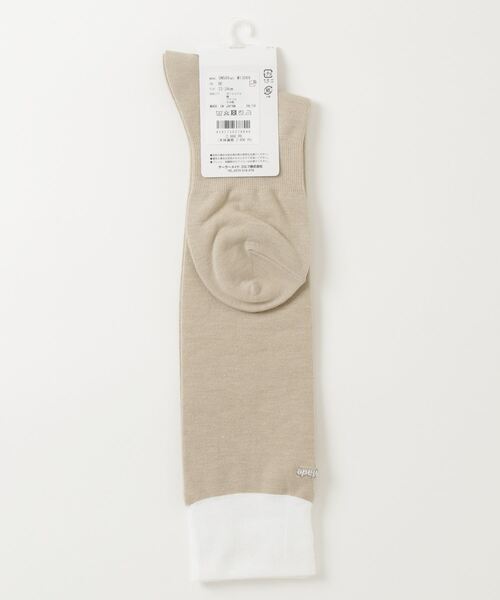 TaylorMade（テーラーメイド）の「テーラーメイド  W ハイソックス（ソックス/靴下・レディース・ホワイト/ベージュ/ブラック・22-24）」の4枚目の写真