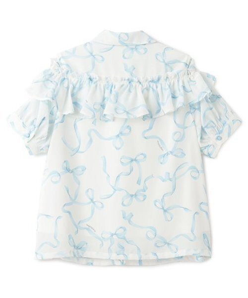 mezzo piano Junior(メゾピアノジュニア)の「【ニコ☆プチ・Cuugal掲載】リボン柄ボウタイつきフリルブラウス(シャツ/ブラウス・キッズ・ライトピンク/ライトブルー・M:150cm/L:160cm/S:140cm)」の15枚目の写真