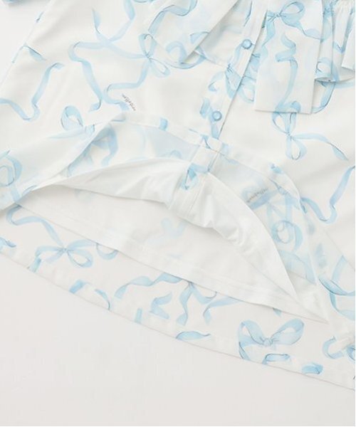 mezzo piano Junior(メゾピアノジュニア)の「【ニコ☆プチ・Cuugal掲載】リボン柄ボウタイつきフリルブラウス(シャツ/ブラウス・キッズ・ライトピンク/ライトブルー・M:150cm/L:160cm/S:140cm)」の21枚目の写真