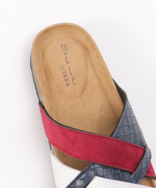 ikka（イッカ）の「切り替えクロスベルトサンダル（サンダル・メンズ・ネイビー/ブラック・M/L/XL）」の6枚目の写真