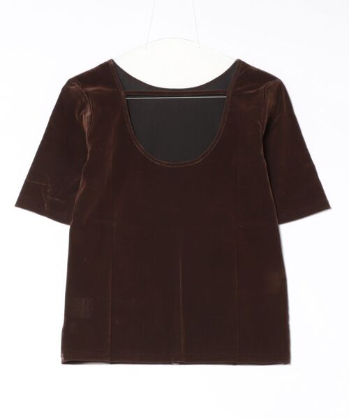 nelliy.（ネルリー）の「バックオープンカットソー（Tシャツ/カットソー・レディース・ブラウン/グレー/ブラック・LARGE/MEDIUM）」の19枚目の写真