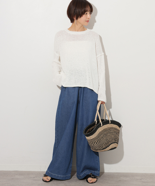 JOURNAL STANDARD relume ワイドパンツ　イージーパンツ コットンツイルイージーワイド（デニムパンツ）｜JOURNAL STANDARD