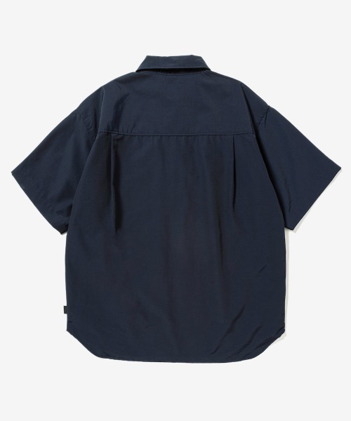 rehacer(レアセル)の「rehacer : Joint Placket S/S Shirt / ジョイント プラケット ショートスリーブ シャツ(シャツ/ブラウス・メンズ・ベージュ/ネイビー・SMALL/X-LARGE/LARGE/MEDIUM)」の10枚目の写真