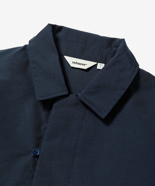 rehacer(レアセル)の「rehacer : Joint Placket S/S Shirt / ジョイント プラケット ショートスリーブ シャツ(シャツ/ブラウス・メンズ・ベージュ/ネイビー・SMALL/X-LARGE/LARGE/MEDIUM)」の11枚目の写真