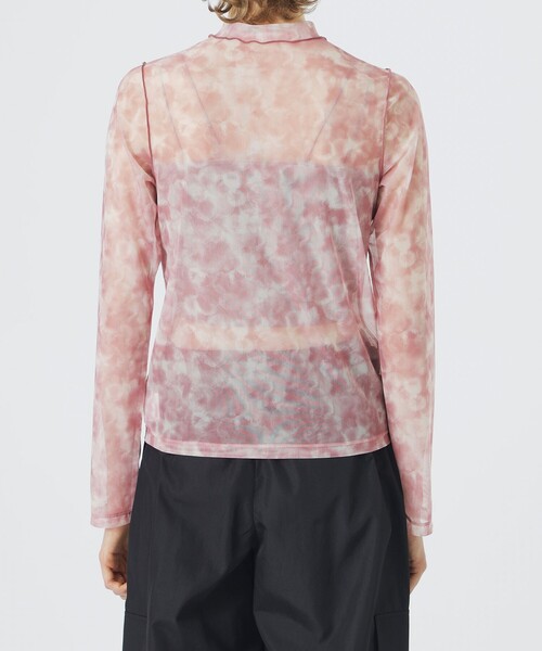 LOVELESS（ラブレス）の「マーブルプリントシアートップス（Tシャツ/カットソー・レディース・ピンク系その他2/ネイビー/ライトグレー/ブラック・36）」の14枚目の写真