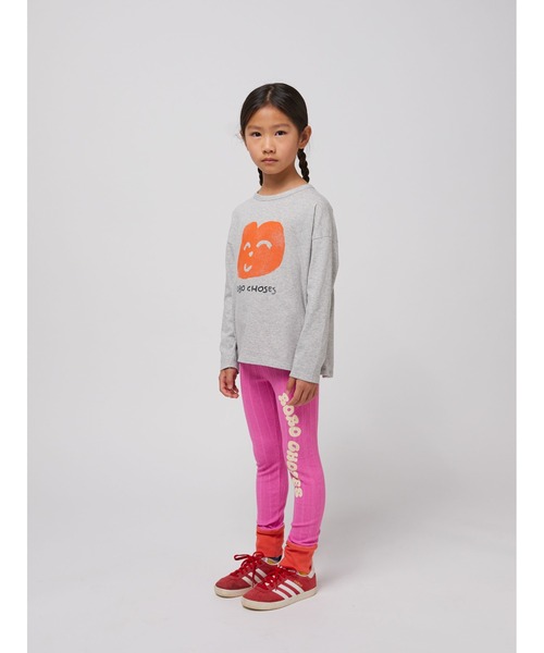 BOBO CHOSES（ボボショーズ）の「Wavy Bobo Choses leggings（レギンス/スパッツ・キッズ・ピンク・110/120/130）」の3枚目の写真