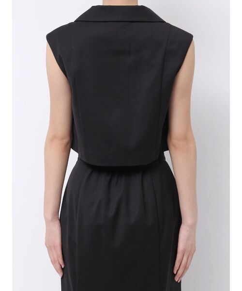 EATME（イートミー）の「ラインショートベスト（セットアップ可能）（ベスト・レディース・ピンク/ベージュ/ブラック・FREE）」の13枚目の写真