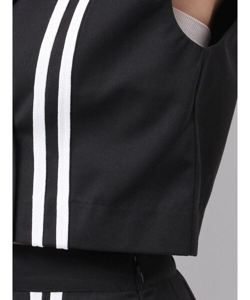 EATME（イートミー）の「ラインショートベスト（セットアップ可能）（ベスト・レディース・ピンク/ベージュ/ブラック・FREE）」の17枚目の写真