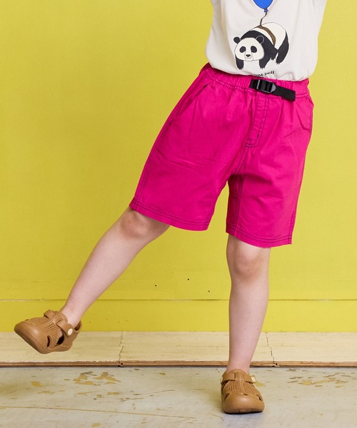 Life Support Products（ライフサポートプロダクツ）の「リップストップ無地クライミングショートパンツ（その他パンツ・キッズ・ローズ/グレー/ブルー/ライトブルー/ブラック/オレンジ/ベージュ/ライム・100/95/90/80/110/150/140/130/120）」の7枚目の写真