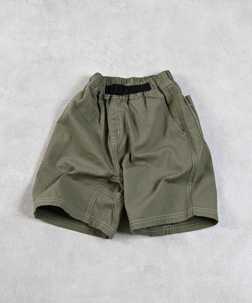 Life Support Products（ライフサポートプロダクツ）の「リップストップ無地クライミングショートパンツ（その他パンツ・キッズ・ローズ/グレー/ブルー/ライトブルー/ブラック/オレンジ/ベージュ/ライム・100/95/90/80/110/150/140/130/120）」の3枚目の写真