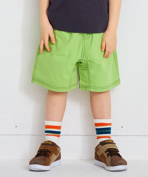 Life Support Products（ライフサポートプロダクツ）の「リップストップ無地クライミングショートパンツ（その他パンツ・キッズ・ローズ/グレー/ブルー/ライトブルー/ブラック/オレンジ/ベージュ/ライム・100/95/90/80/110/150/140/130/120）」の5枚目の写真