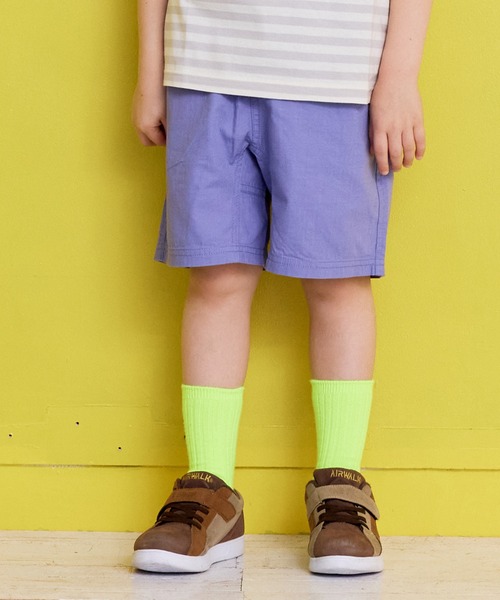 Life Support Products（ライフサポートプロダクツ）の「リップストップ無地クライミングショートパンツ（その他パンツ・キッズ・ローズ/グレー/ブルー/ライトブルー/ブラック/オレンジ/ベージュ/ライム・100/95/90/80/110/150/140/130/120）」の6枚目の写真