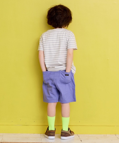 Life Support Products（ライフサポートプロダクツ）の「リップストップ無地クライミングショートパンツ（その他パンツ・キッズ・ローズ/グレー/ブルー/ライトブルー/ブラック/オレンジ/ベージュ/ライム・100/95/90/80/110/150/140/130/120）」の19枚目の写真