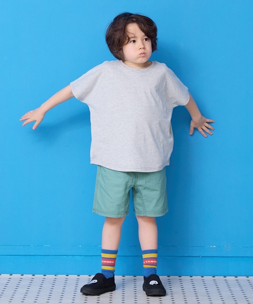 Life Support Products（ライフサポートプロダクツ）の「リップストップ無地クライミングショートパンツ（その他パンツ・キッズ・ローズ/グレー/ブルー/ライトブルー/ブラック/オレンジ/ベージュ/ライム・100/95/90/80/110/150/140/130/120）」の12枚目の写真