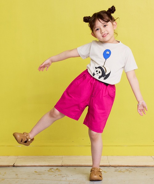 Life Support Products（ライフサポートプロダクツ）の「リップストップ無地クライミングショートパンツ（その他パンツ・キッズ・ローズ/グレー/ブルー/ライトブルー/ブラック/オレンジ/ベージュ/ライム・100/95/90/80/110/150/140/130/120）」の16枚目の写真