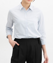 【らくらくアイロン】らくらく伸縮7分袖シャツ