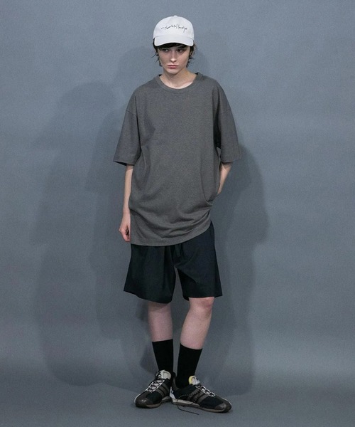 my beautiful landlet】 ECOARCH HEMP JERSEY OVERSIZED T-SHIRT