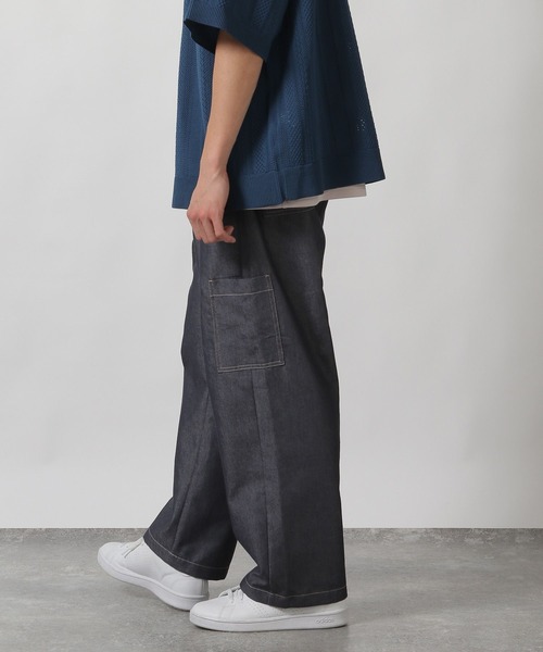 LAKOLE（ラコレ）の「【セットアップ可】CVCカーゴパンツ / 318629（カーゴパンツ・メンズ・ネイビー/アイボリー/オリーブ・MEDIUM/LARGE）」の3枚目の写真