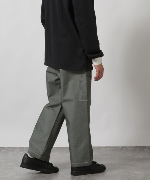 LAKOLE（ラコレ）の「【セットアップ可】CVCカーゴパンツ / 318629（カーゴパンツ・メンズ・ネイビー/アイボリー/オリーブ・MEDIUM/LARGE）」の12枚目の写真