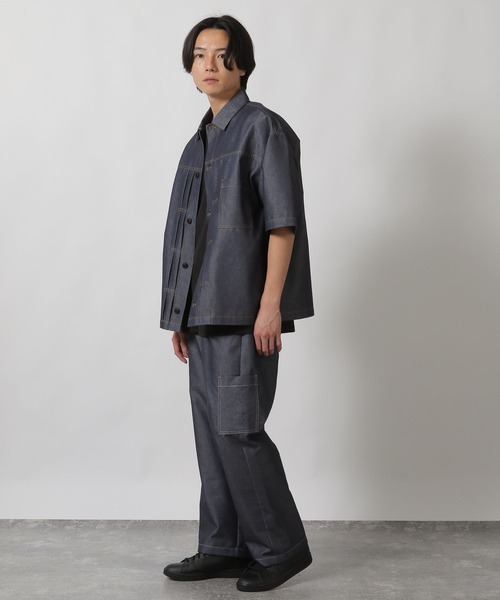 LAKOLE（ラコレ）の「【セットアップ可】CVCカーゴパンツ / 318629（カーゴパンツ・メンズ・ネイビー/アイボリー/オリーブ・MEDIUM/LARGE）」の13枚目の写真