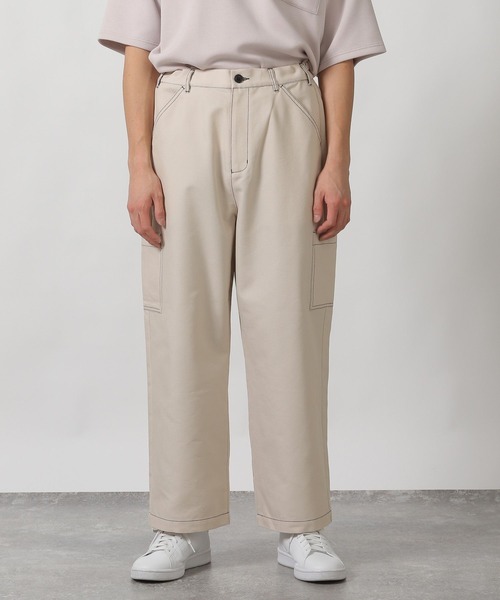 LAKOLE（ラコレ）の「【セットアップ可】CVCカーゴパンツ / 318629（カーゴパンツ・メンズ・ネイビー/アイボリー/オリーブ・MEDIUM/LARGE）」の18枚目の写真