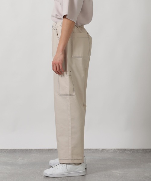 LAKOLE（ラコレ）の「【セットアップ可】CVCカーゴパンツ / 318629（カーゴパンツ・メンズ・ネイビー/アイボリー/オリーブ・MEDIUM/LARGE）」の19枚目の写真