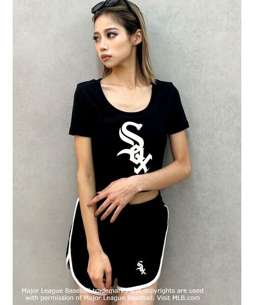 GYDA［MLB］BACK LOGOスウェットショートパンツ（その他パンツ