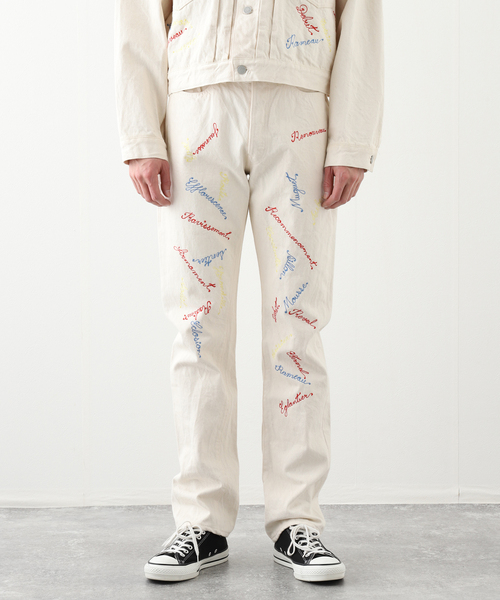 EDIFICE（エディフィス）の「Super Stitch (スーパーステッチ) pants special（デニムパンツ・メンズ・アイボリー・30/34）」の6枚目の写真