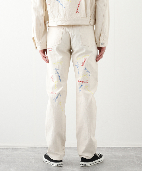 EDIFICE（エディフィス）の「Super Stitch (スーパーステッチ) pants special（デニムパンツ・メンズ・アイボリー・30/34）」の8枚目の写真